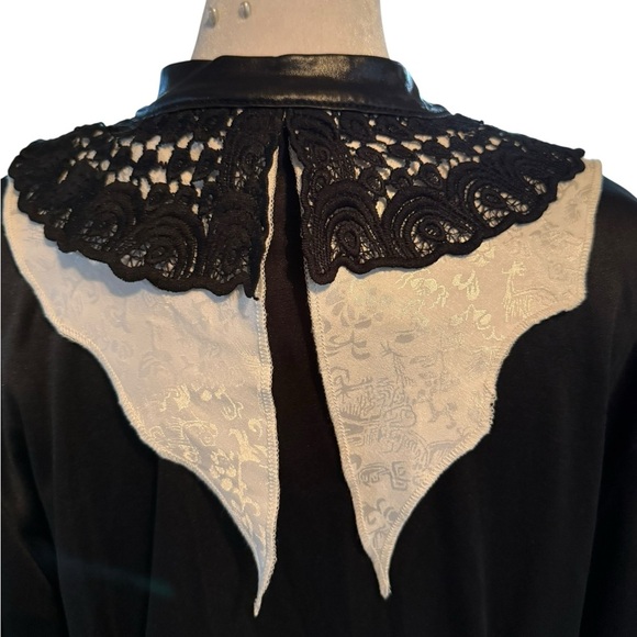 Spirit Black and White Gothic Long Sleeve Dress NWT Size XL - Picture 4 of 13